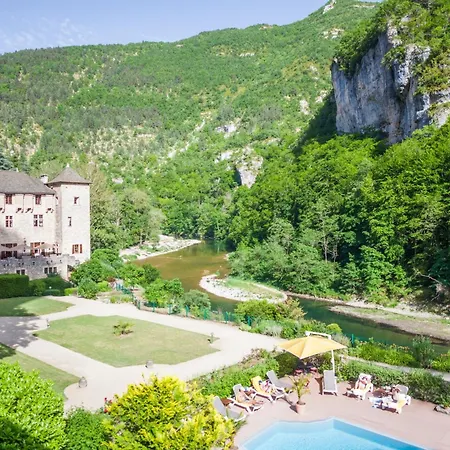 Chateau De La Caze Piscine & - Ste Enimie