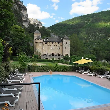 Chateau De La Caze Piscine & - Ste Enimie Hotel Sainte-Énimie