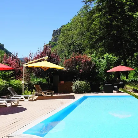 Chateau De La Caze Piscine & - Ste Enimie Sainte-Énimie